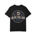 Blue Collar T-Shirt — Retro Workwear Fist Logo