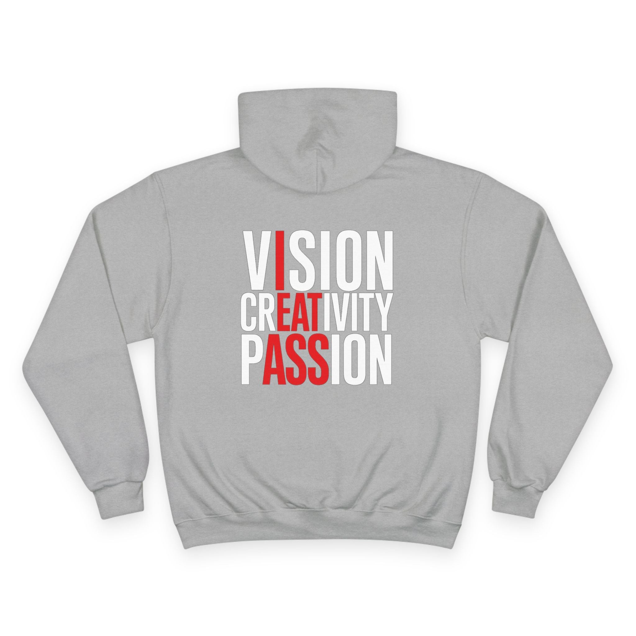 Vision Creativity Passion Hoodie – Motivational Champion Pullover