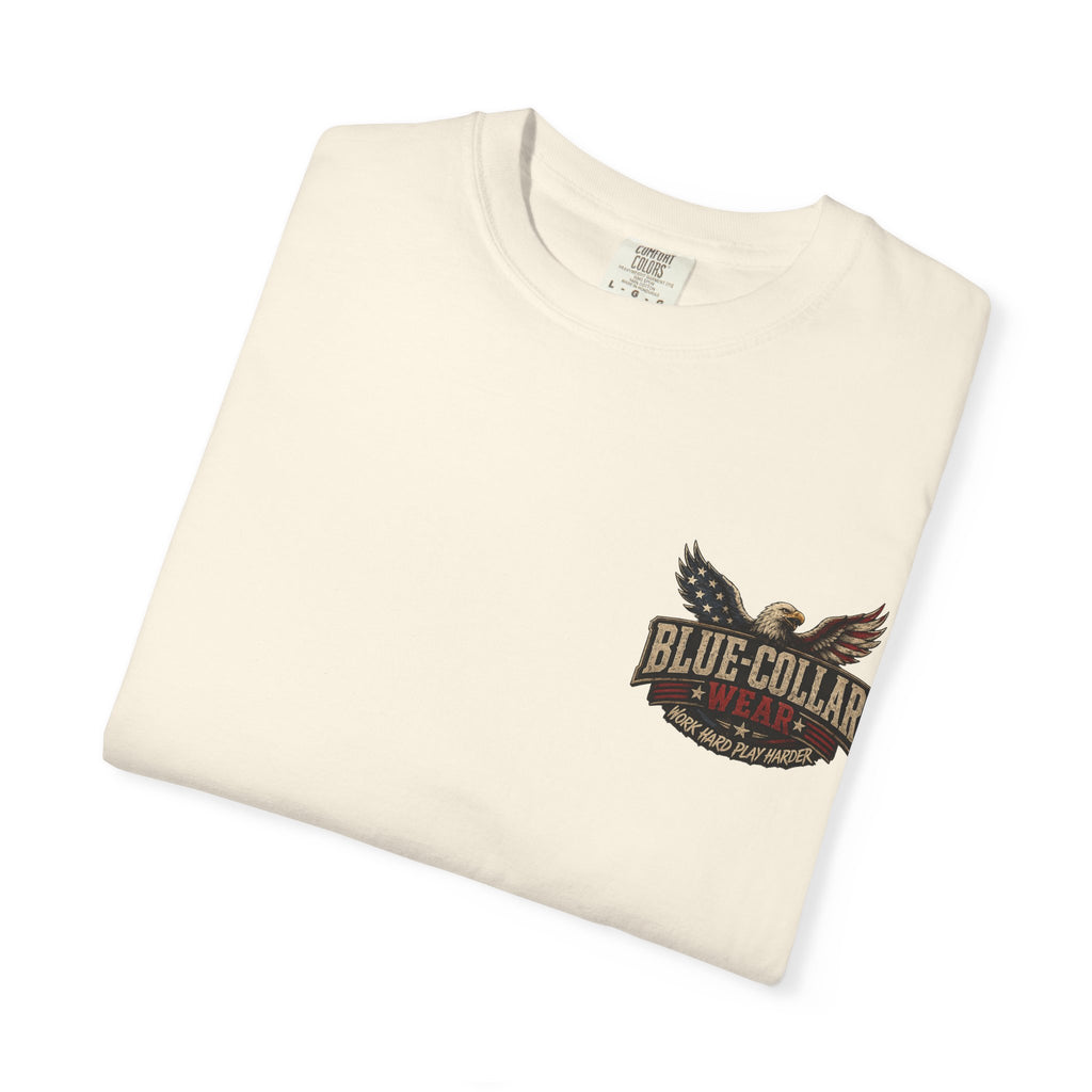 Patriotic 'America Land of the Free' T-Shirt — Eagle & Flag Graphic