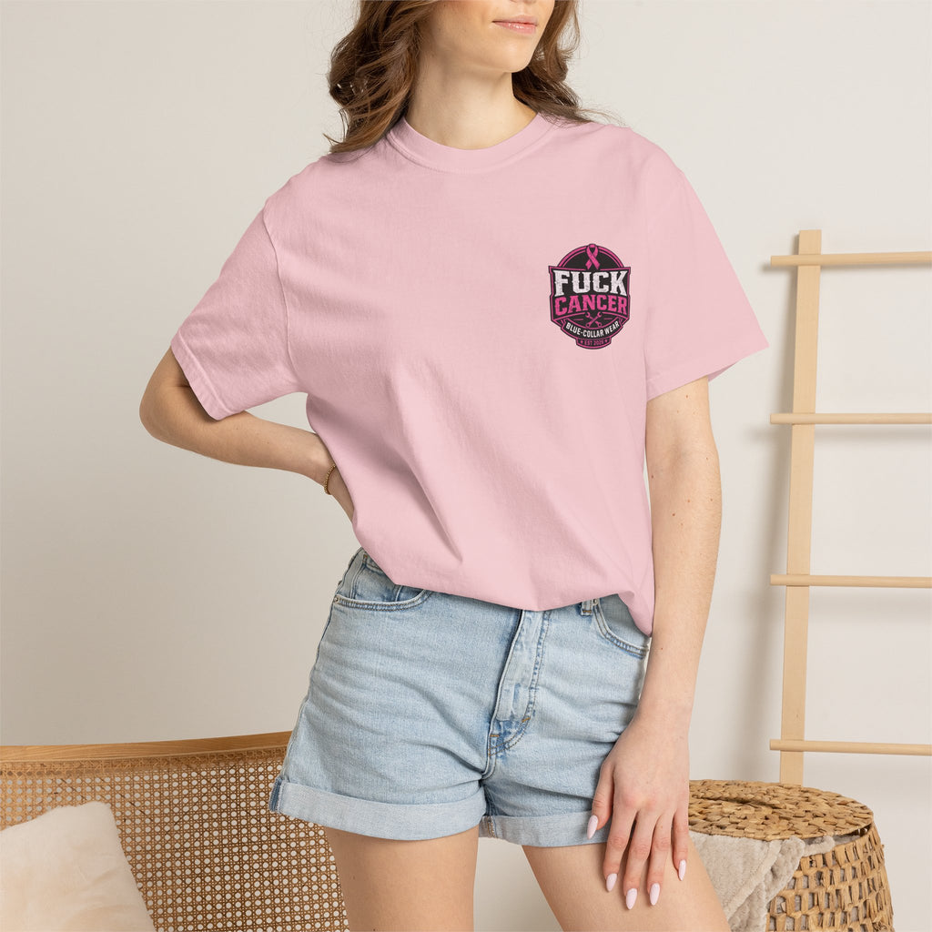 Fuck Cancer T-Shirt — Pink Ribbon Awareness Graphic Tee