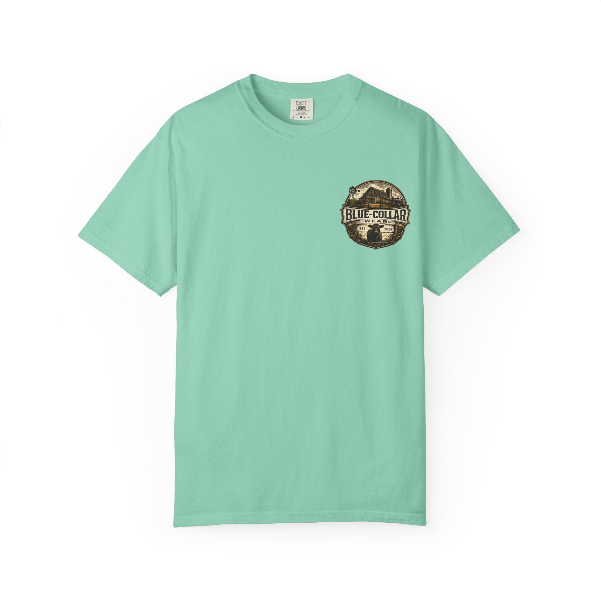 Blue-Collar Wear T-Shirt — RANCHER Workwear Tee (Est. 2026)