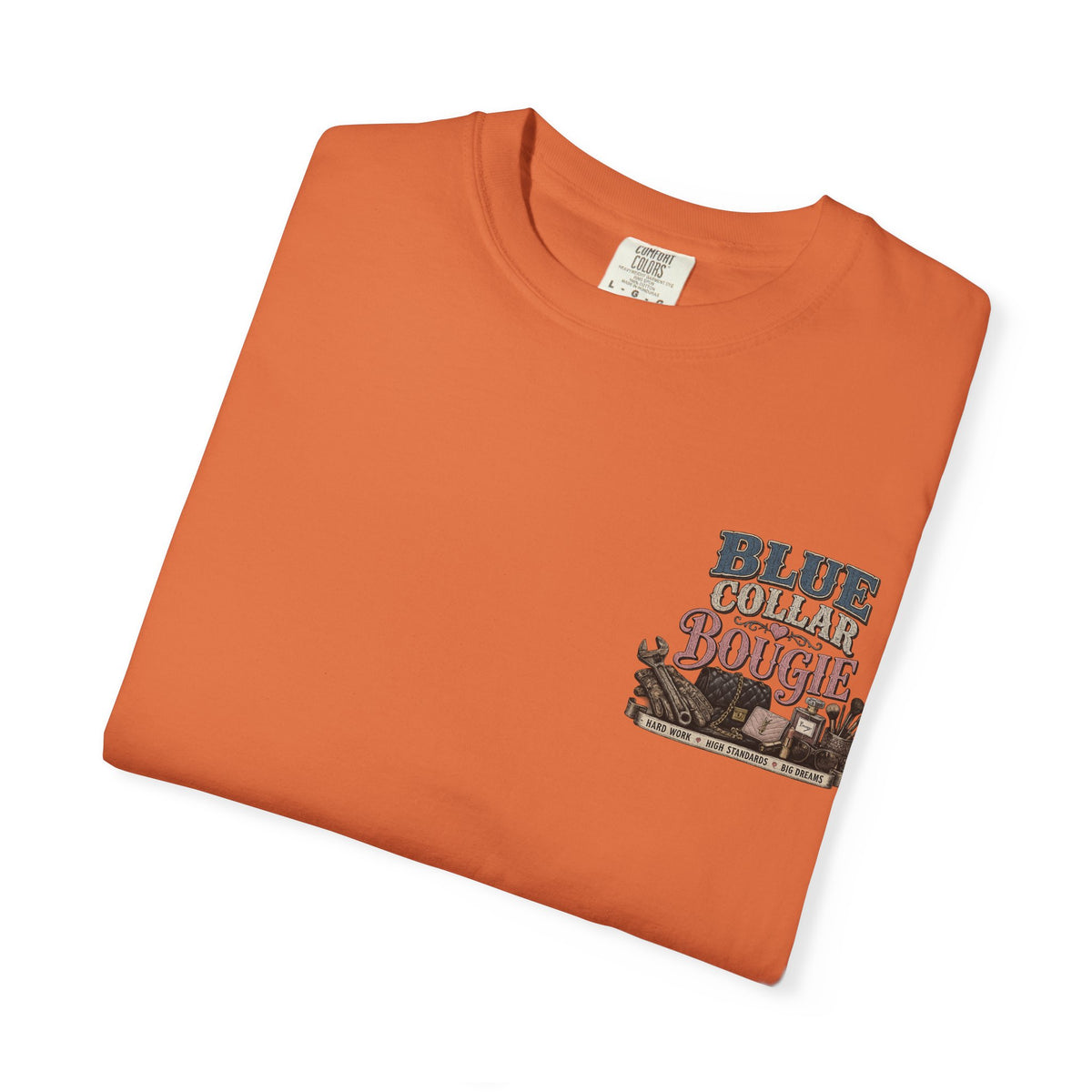Blue Collar Bougie T-Shirt — Workwear Vintage Graphic Tee