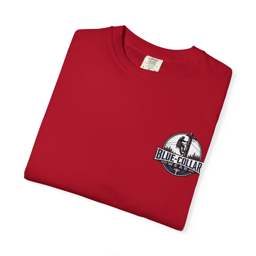 Blue-Collar Wear T-Shirt — Lineman Utility Work Tee