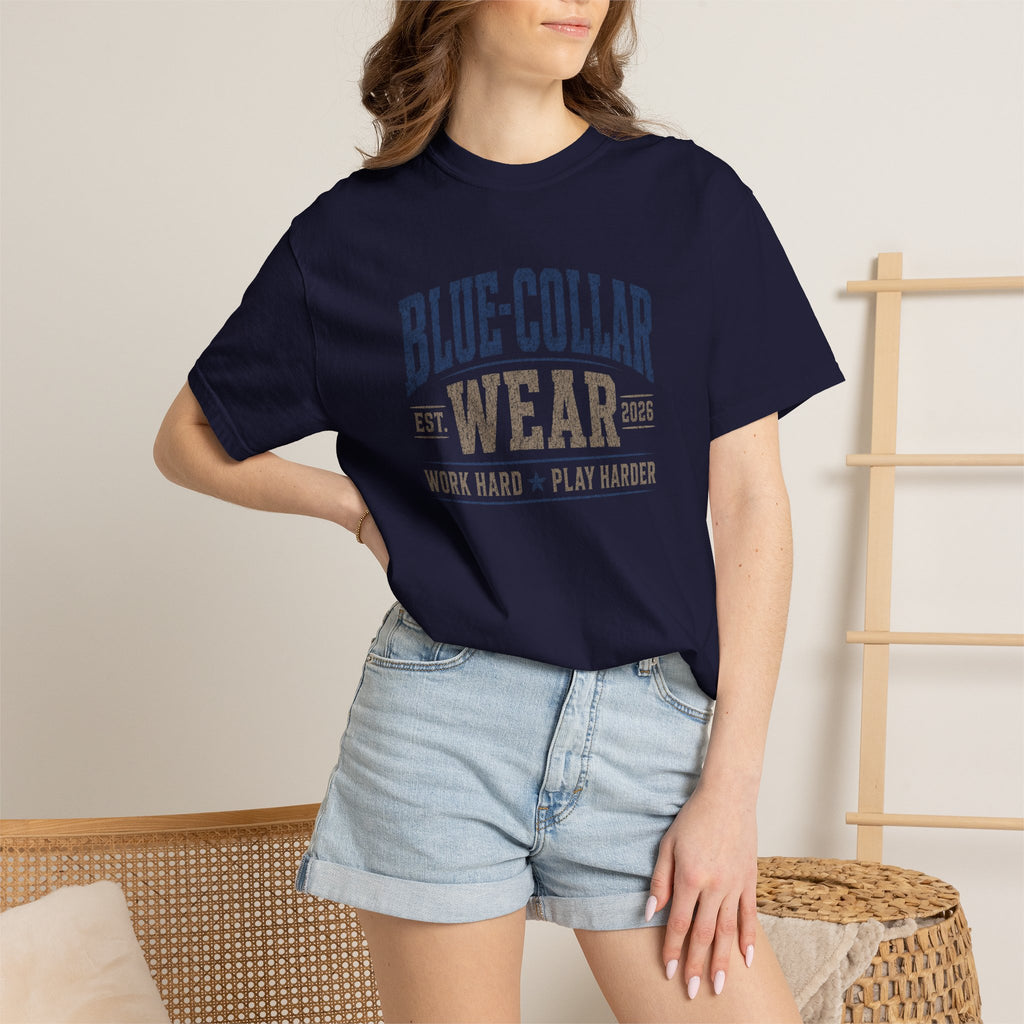 Blue-Collar Wear "Lord Just Get Us Through Hell Week" Work T-Shirt