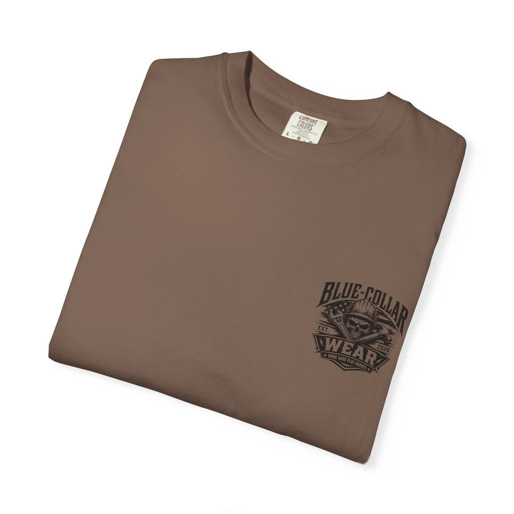 Oil Rig Illustration T-shirt | Fuck Fight Trip Pipe