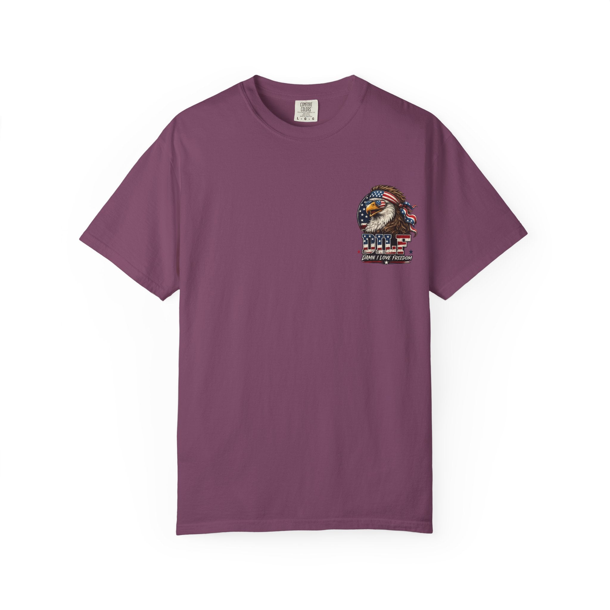 DILF Eagle T-Shirt — Patriotic "Damn I Love Freedom" Graphic Tee