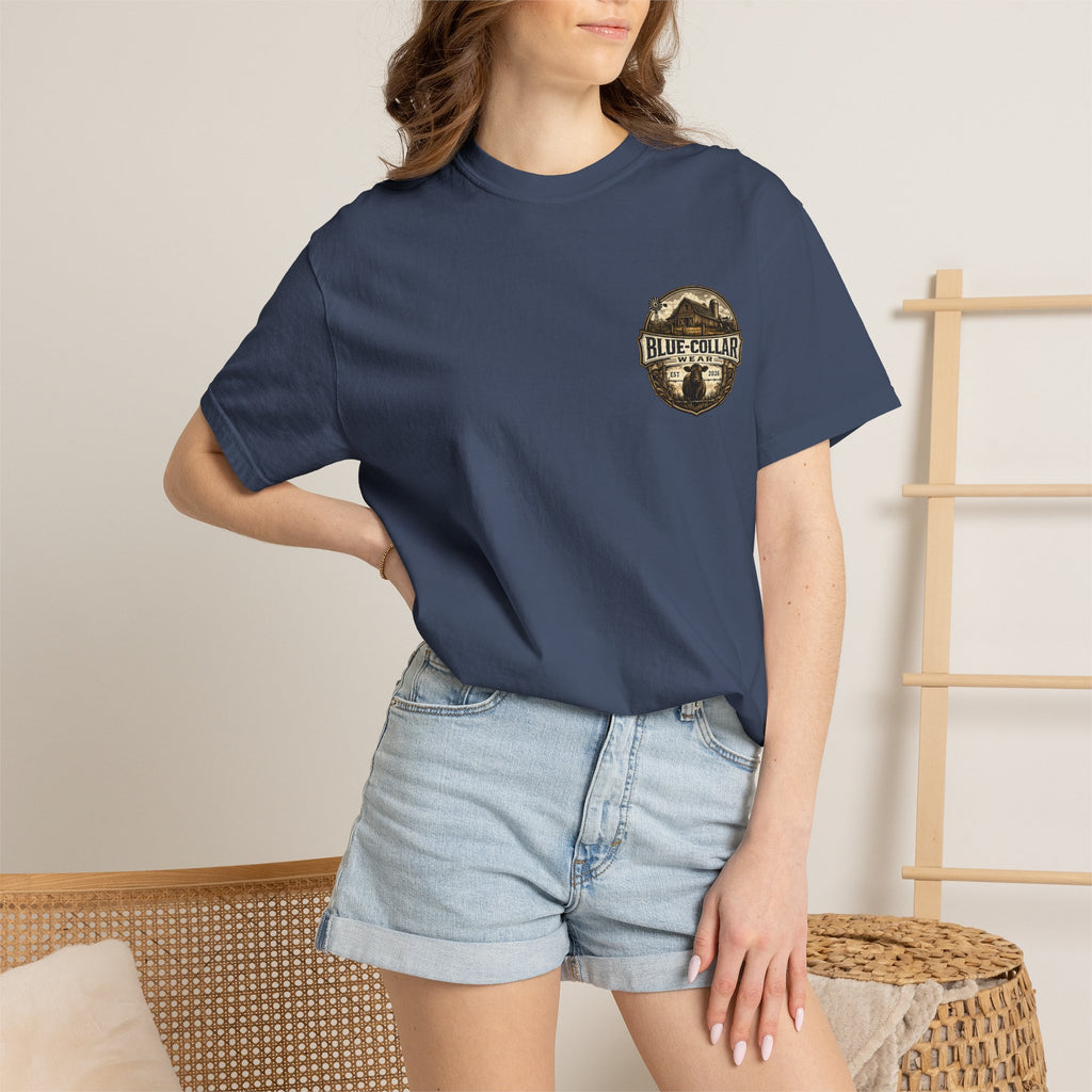 Blue-Collar Wear T-Shirt — RANCHER Workwear Tee (Est. 2026)
