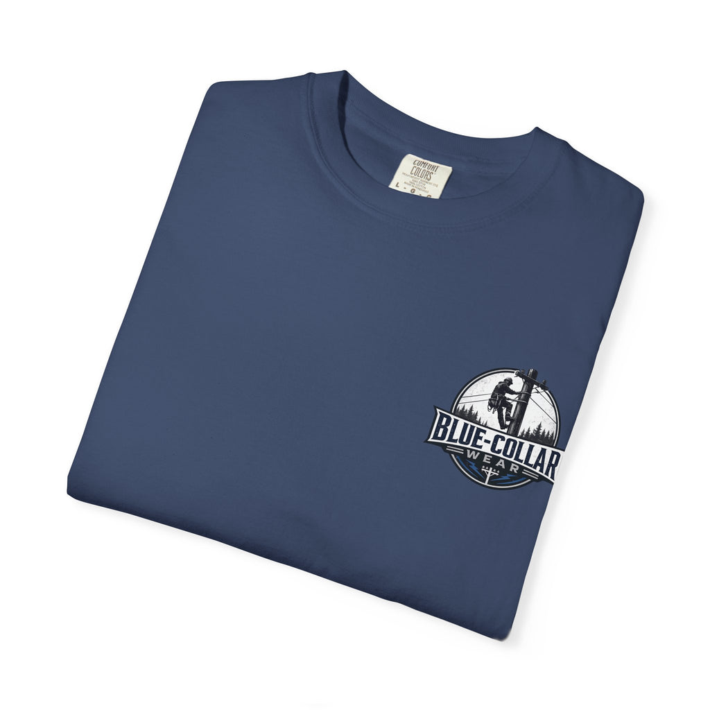 Blue-Collar Wear T-Shirt — Lineman Utility Work Tee