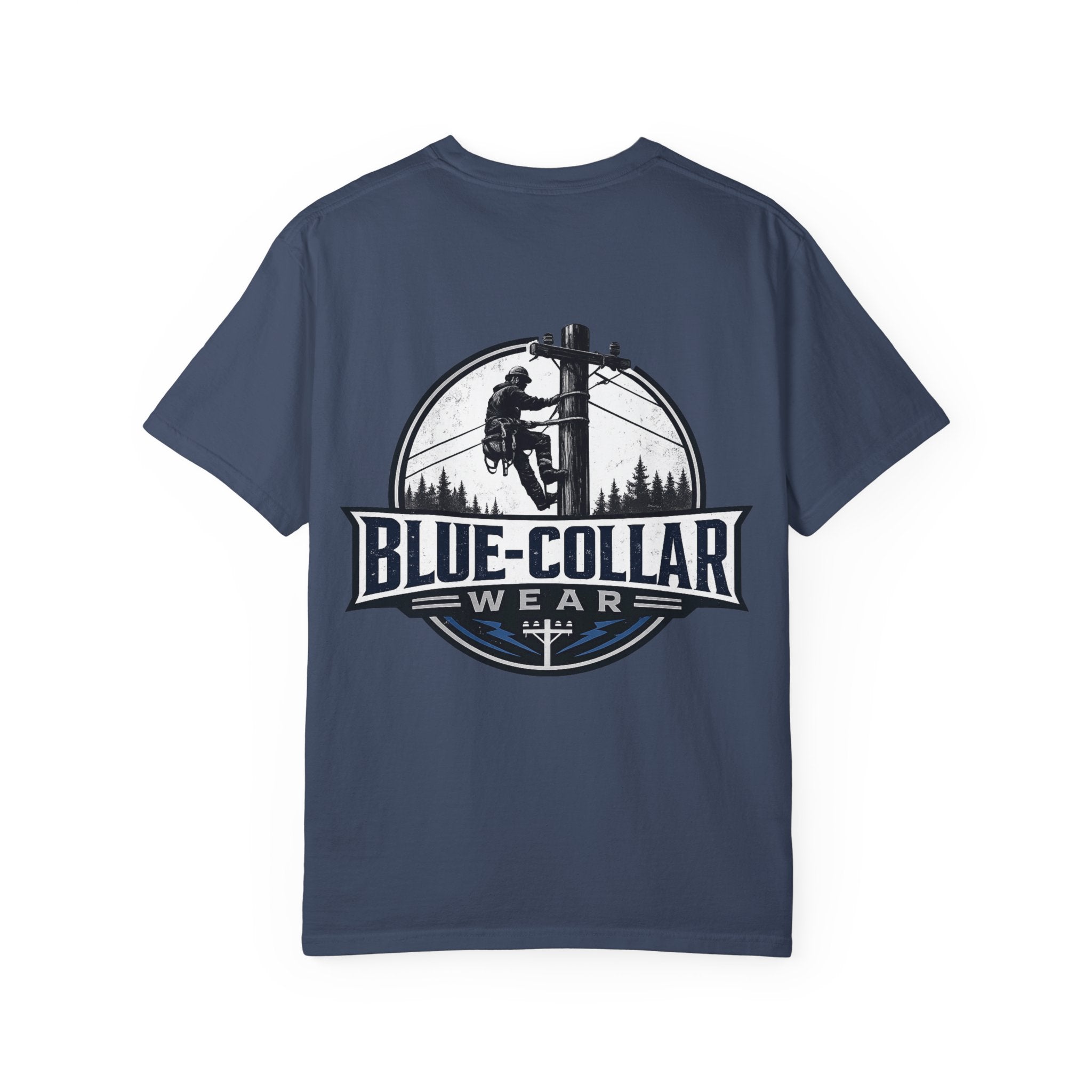 Blue-Collar Wear T-Shirt — Lineman Utility Work Tee