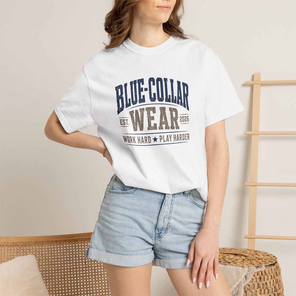 Blue-Collar Wear "Lord Just Get Us Through Hell Week" Work T-Shirt