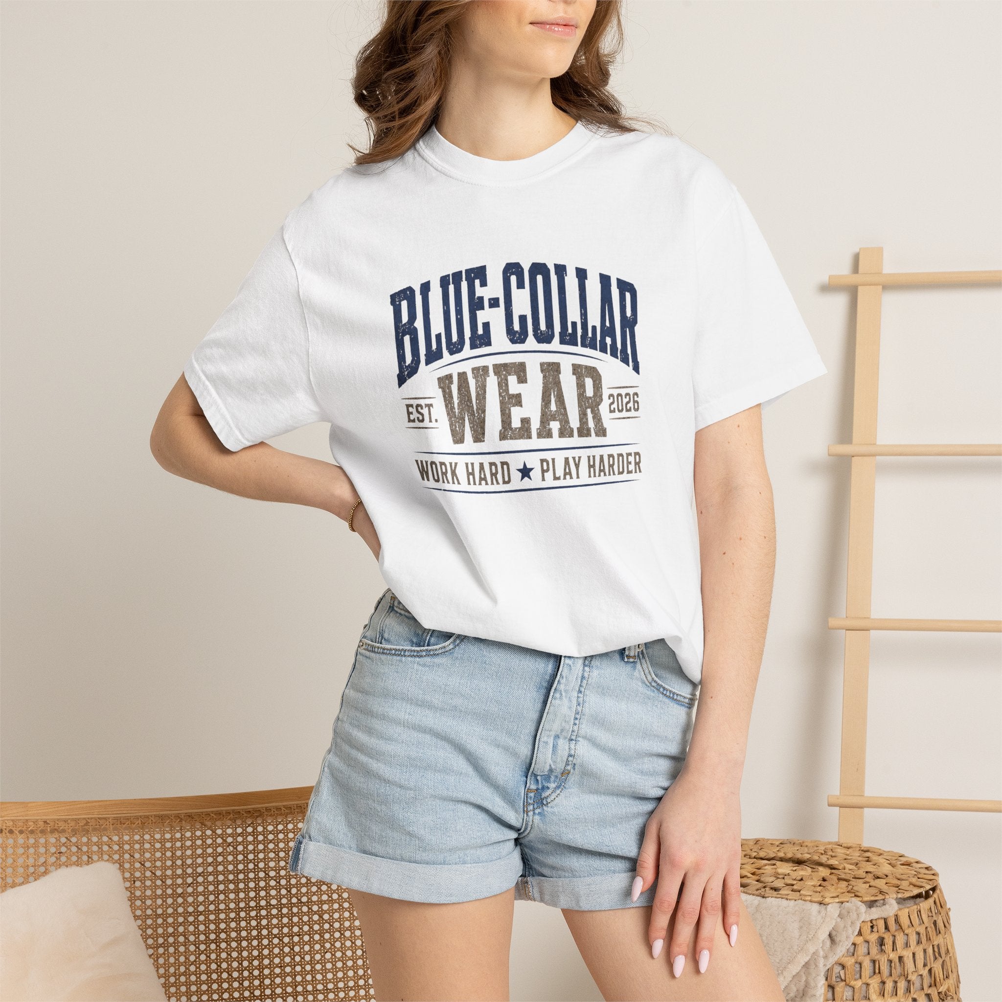 Blue-Collar Wear "Lord Just Get Us Through Hell Week" Work T-Shirt