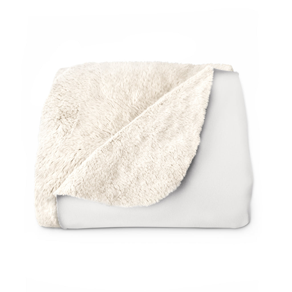 Blue Collar Wifey Sherpa Fleece Blanket — Cozy Gift for Wife, Mother’s Day & Anniversary