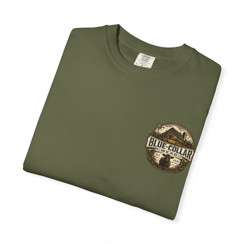 Blue-Collar Wear T-Shirt — RANCHER Workwear Tee (Est. 2026)