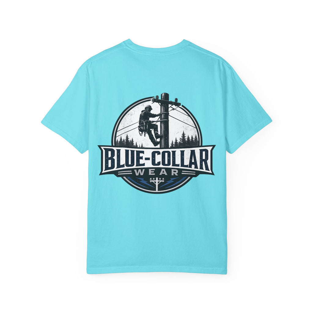 Blue-Collar Wear T-Shirt — Lineman Utility Work Tee
