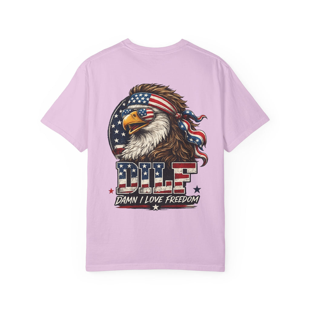 DILF Eagle T-Shirt — Patriotic "Damn I Love Freedom" Graphic Tee