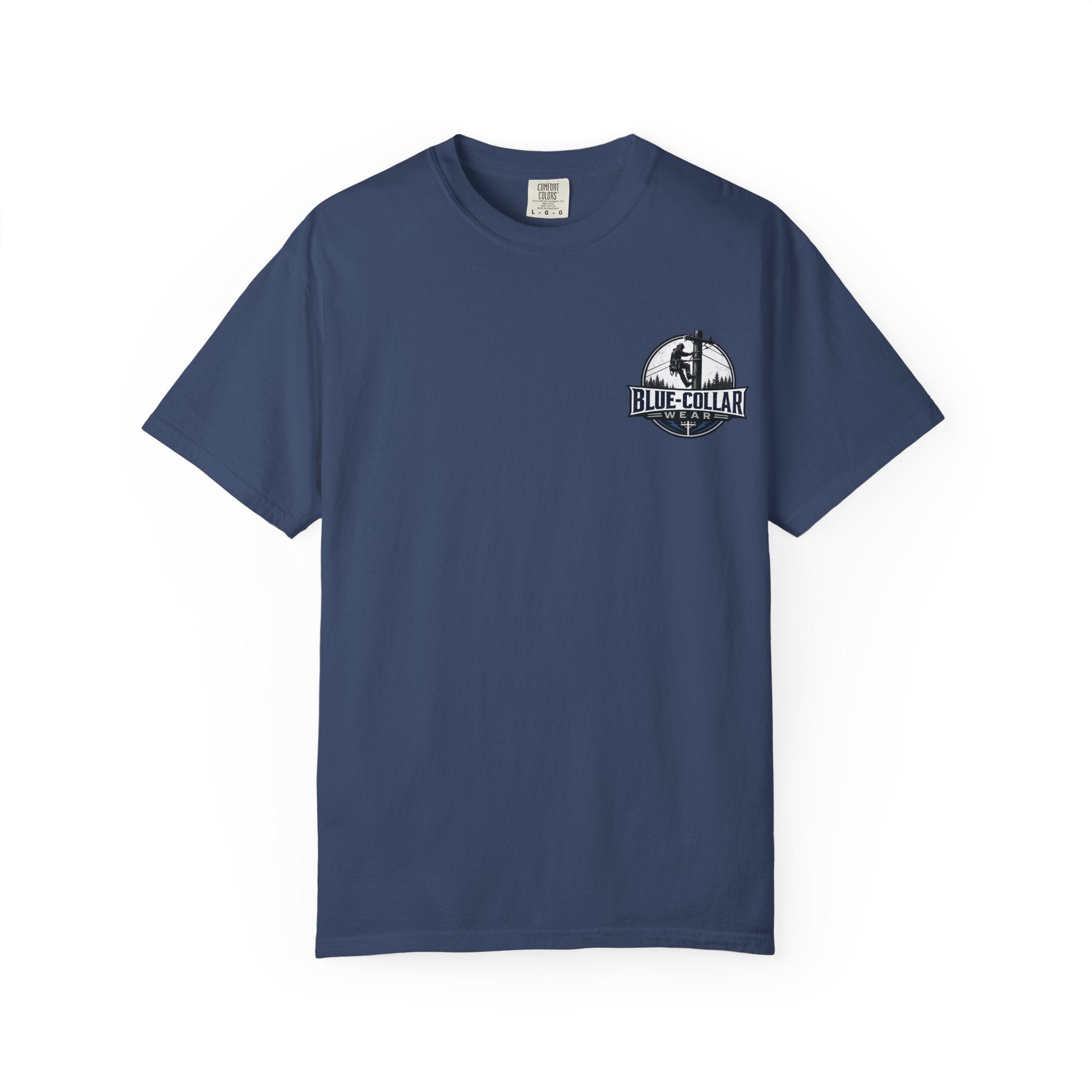 Blue-Collar Wear T-Shirt — Lineman Utility Work Tee