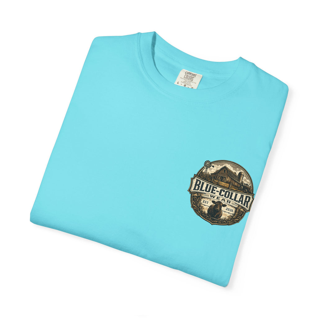 Blue-Collar Wear T-Shirt — RANCHER Workwear Tee (Est. 2026)