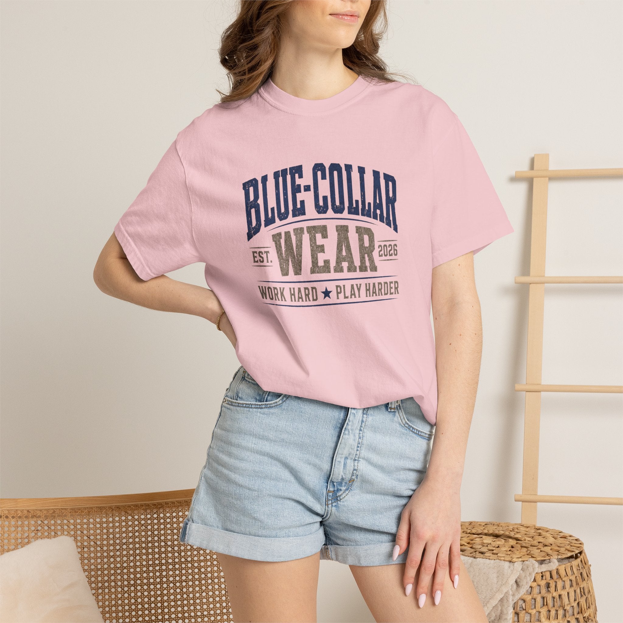 Blue-Collar Wear "Lord Just Get Us Through Hell Week" Work T-Shirt