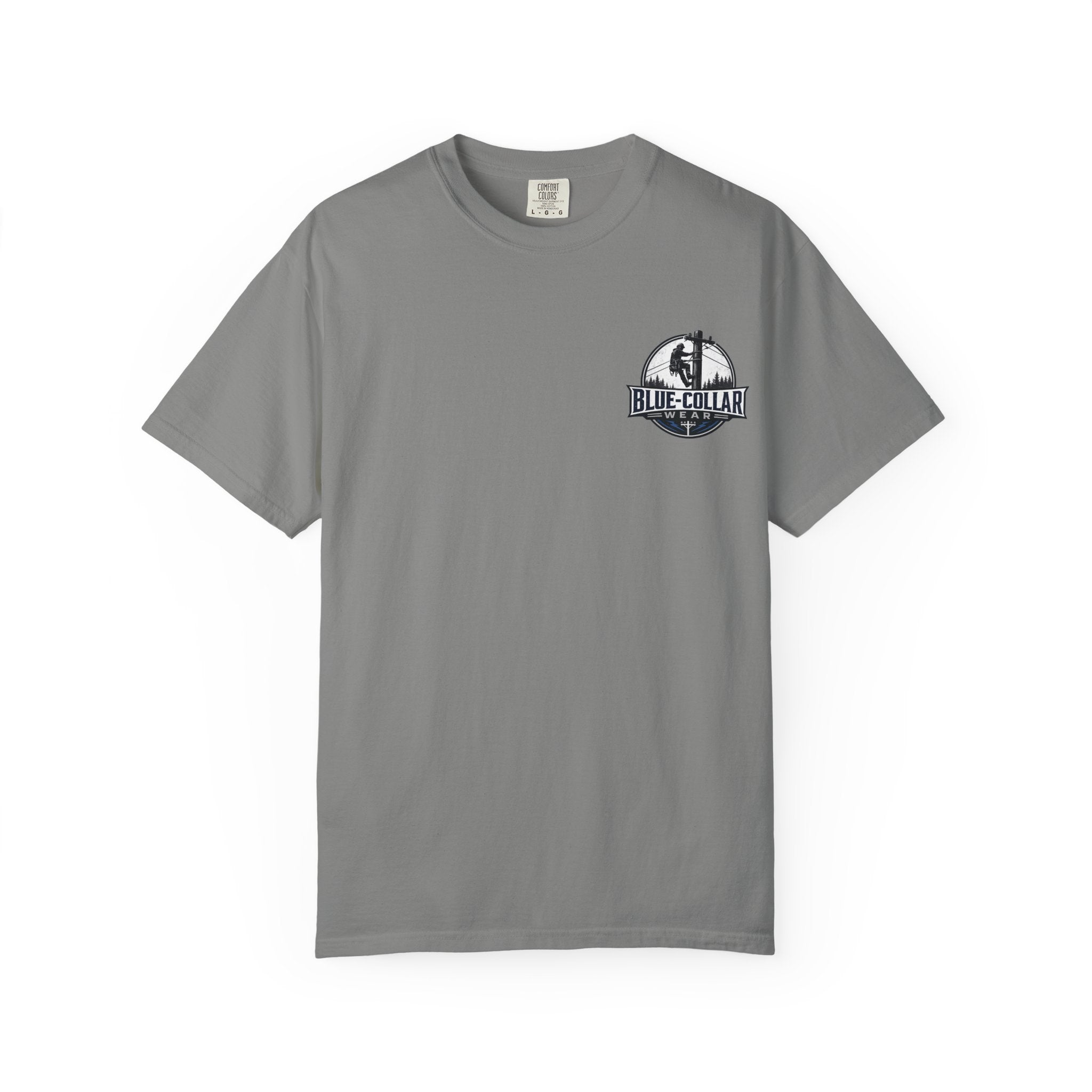 Blue-Collar Wear T-Shirt — Lineman Utility Work Tee