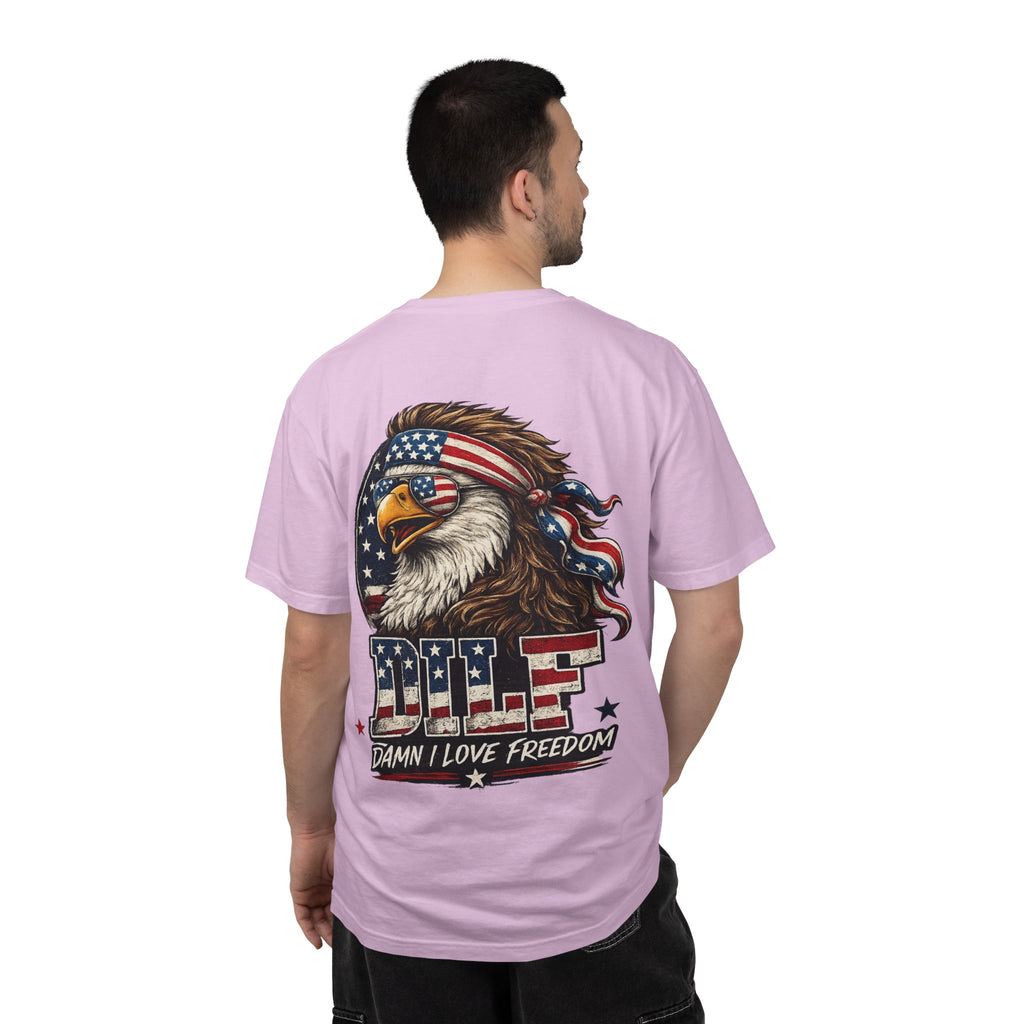 DILF Eagle T-Shirt — Patriotic "Damn I Love Freedom" Graphic Tee
