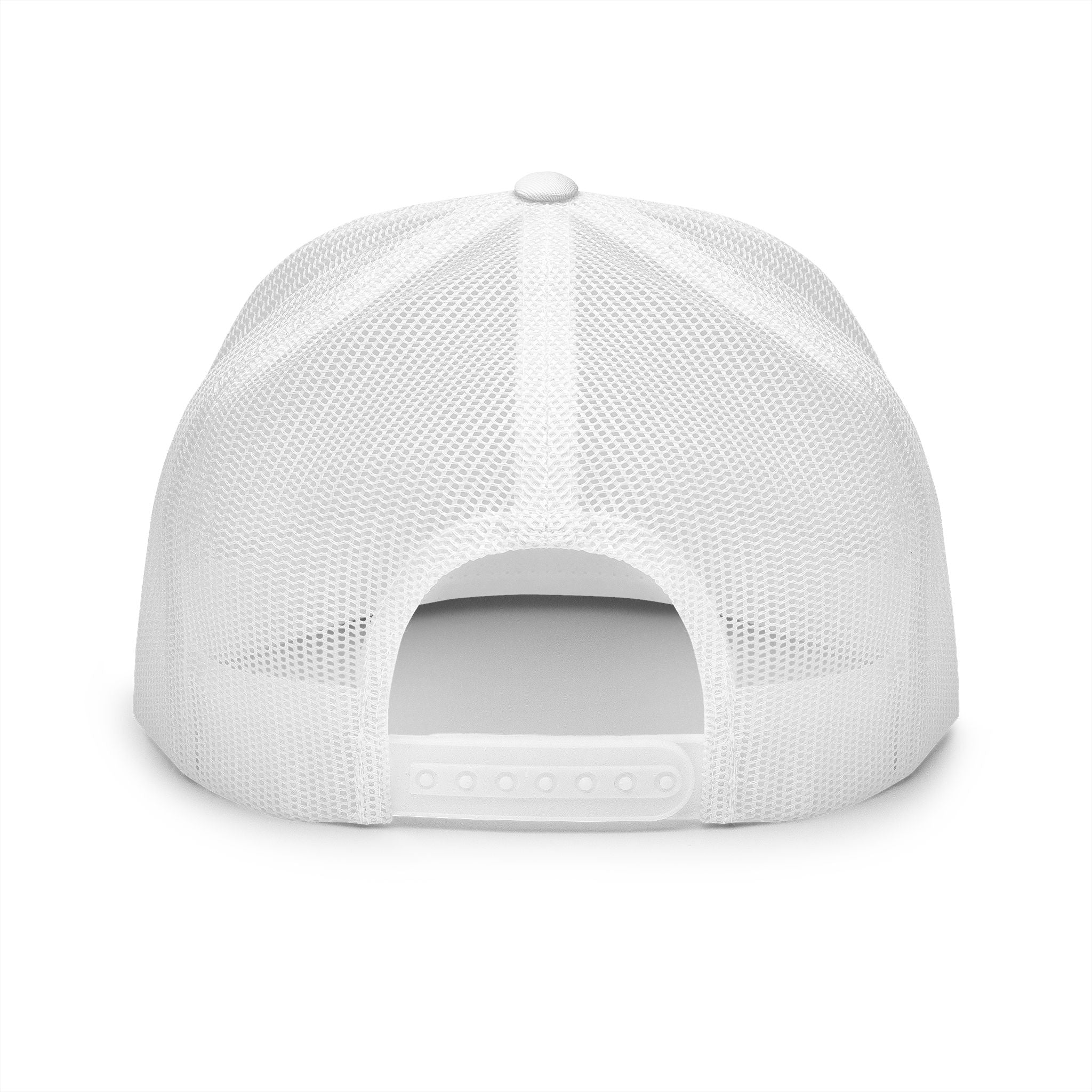 Blue Collar Wear Trucker Cap Mechanic — Workwear Skull Logo Mesh Snapback