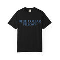 Blue Collar Pillows T-Shirt — Vintage Serif Logo Tee