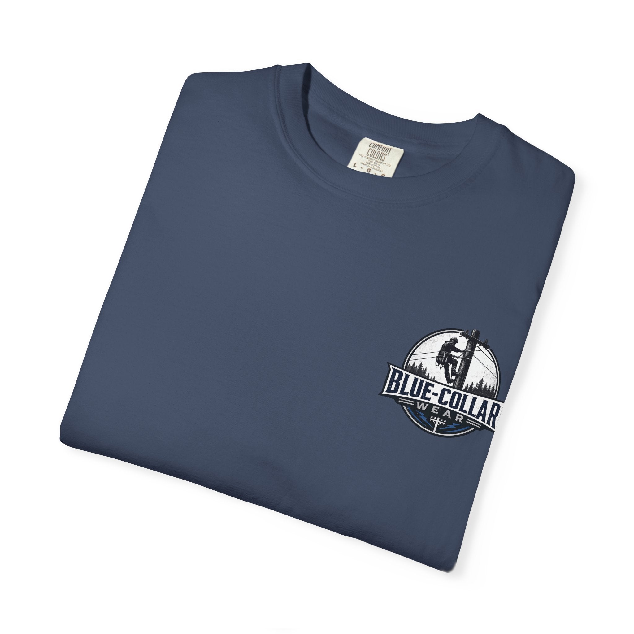 Blue-Collar Wear T-Shirt — Lineman Utility Work Tee