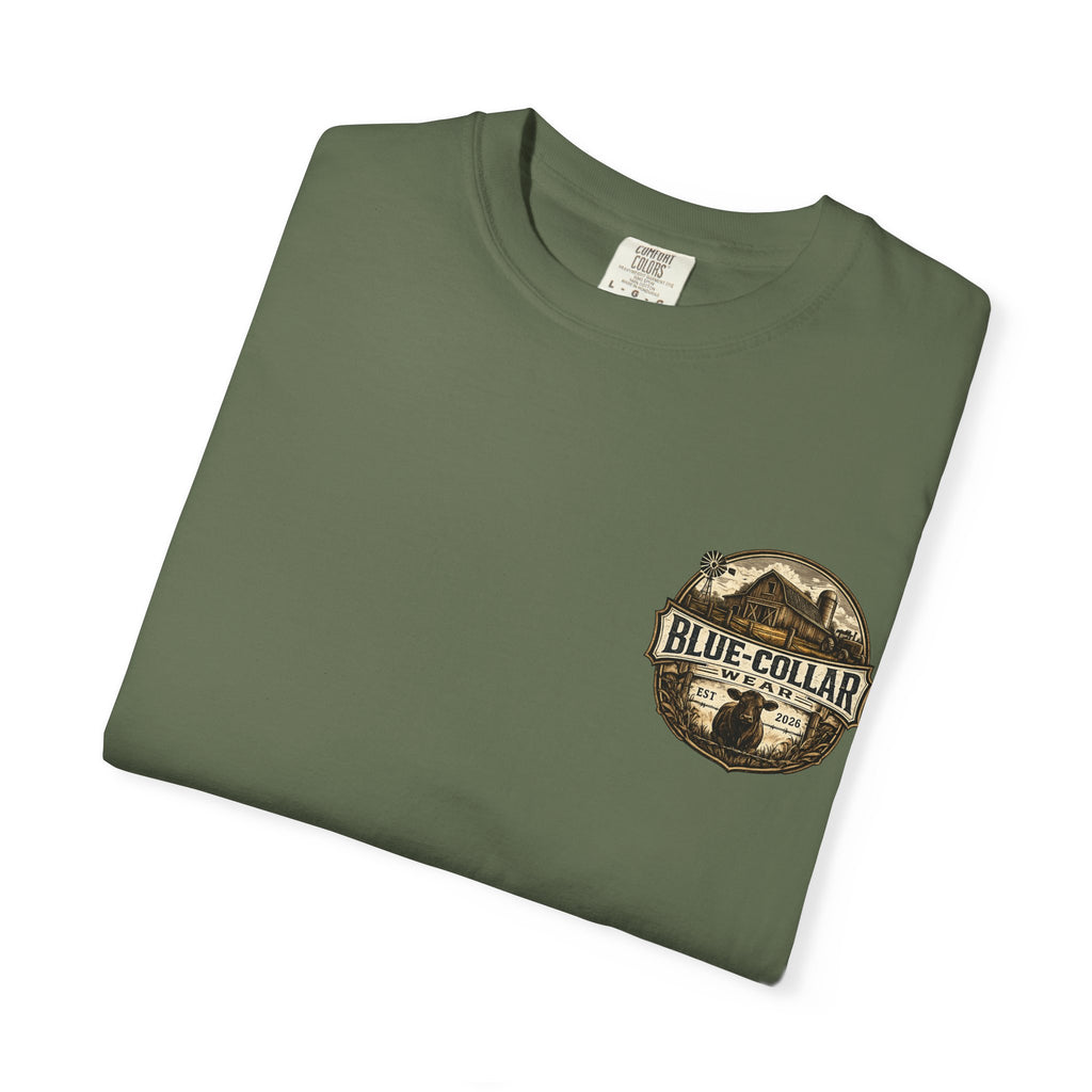 Blue-Collar Wear T-Shirt — RANCHER Workwear Tee (Est. 2026)