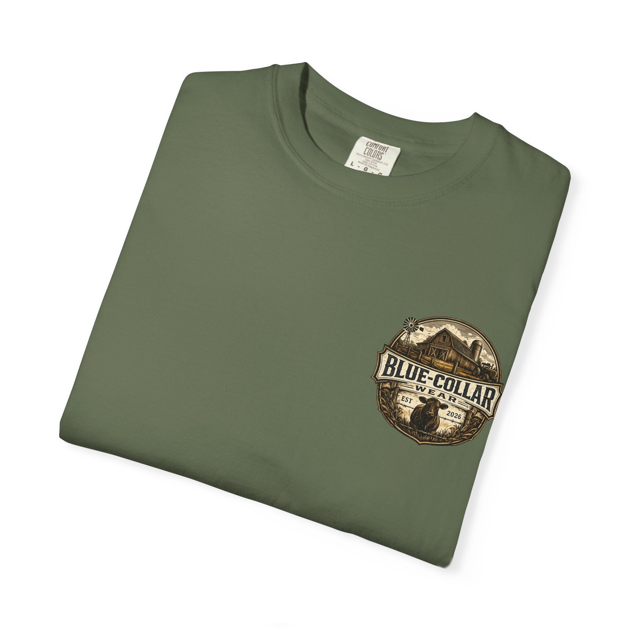 Blue-Collar Wear T-Shirt — RANCHER Workwear Tee (Est. 2026)