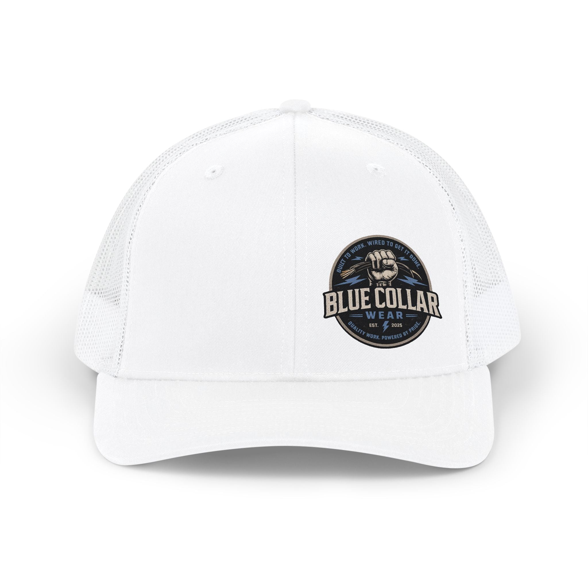 Blue Collar Trucker Cap – Retro Workwear Snapback Hat
