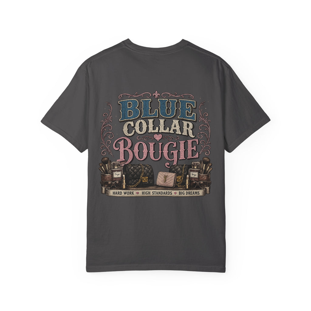 Blue Collar Bougie T-Shirt — Workwear Vintage Graphic Tee
