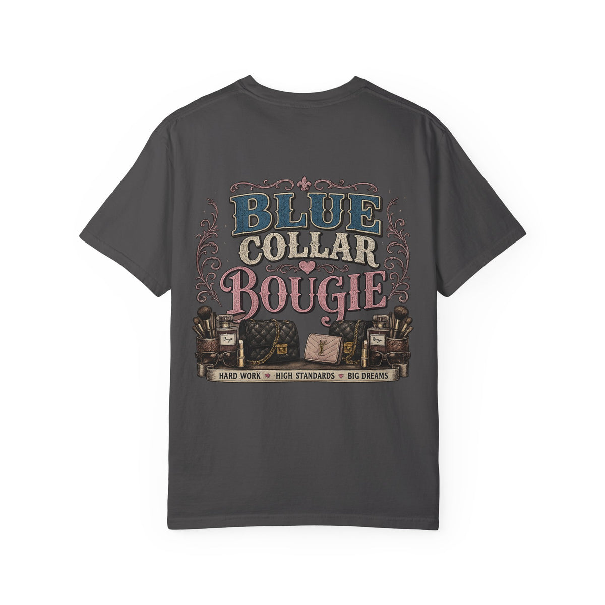 Blue Collar Bougie T-Shirt — Workwear Vintage Graphic Tee