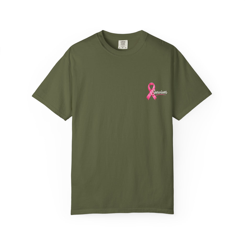 Breast Cancer Survivor T-Shirt — 'Survivor' Pink Ribbon Awareness Tee