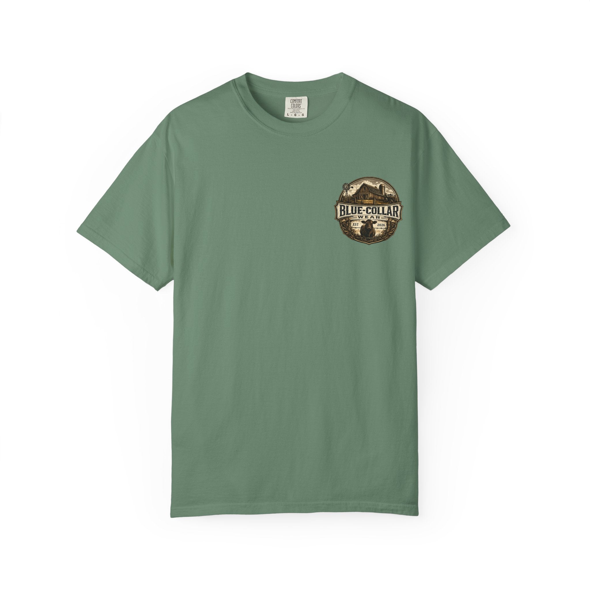 Blue-Collar Wear T-Shirt — RANCHER Workwear Tee (Est. 2026)