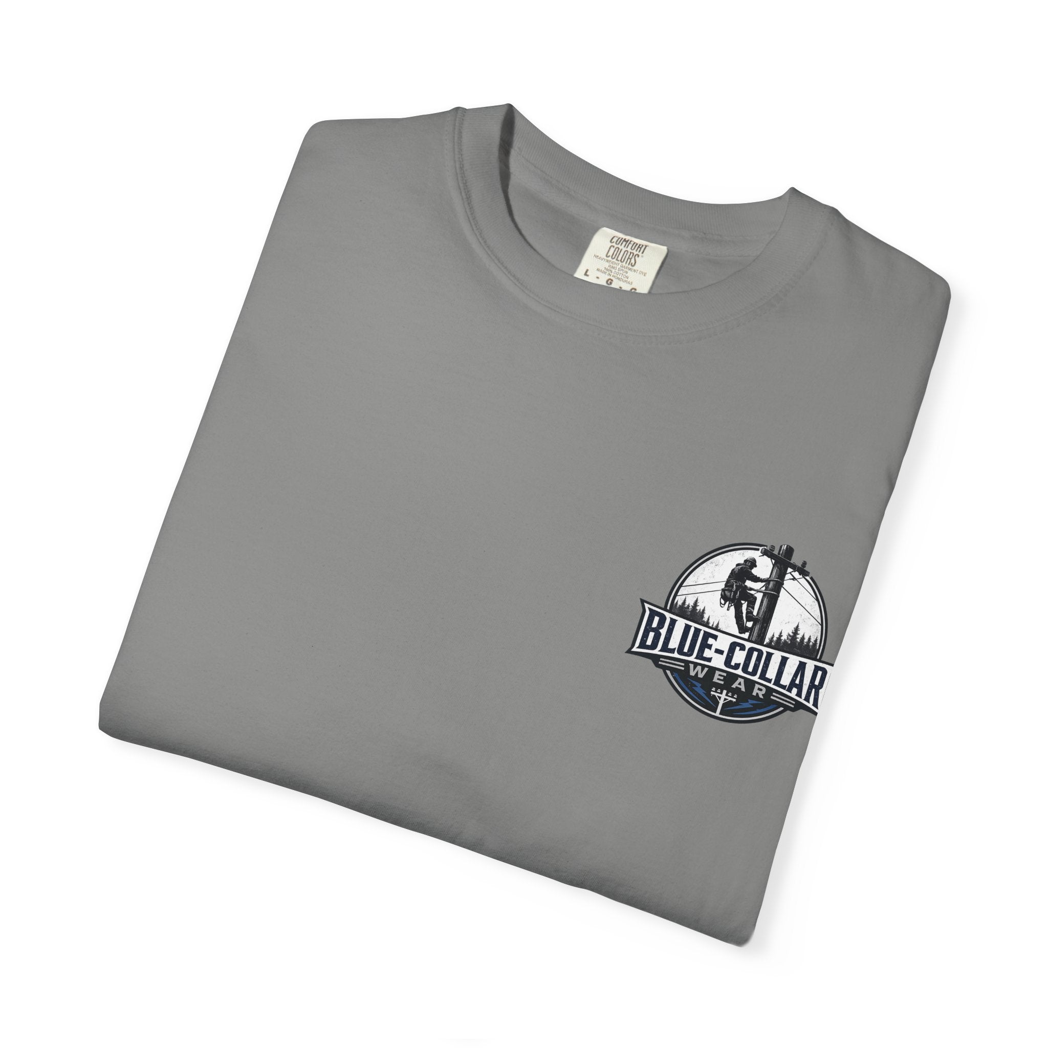 Blue-Collar Wear T-Shirt — Lineman Utility Work Tee