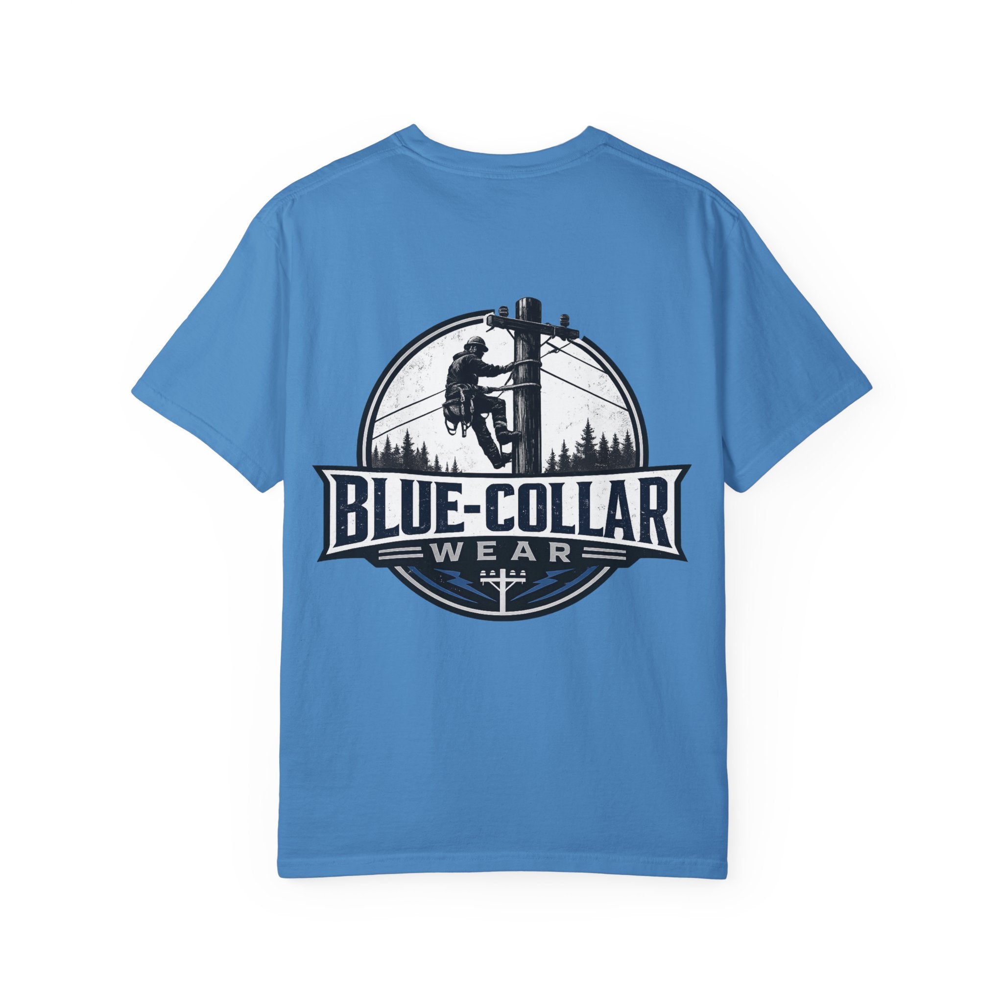 Blue-Collar Wear T-Shirt — Lineman Utility Work Tee