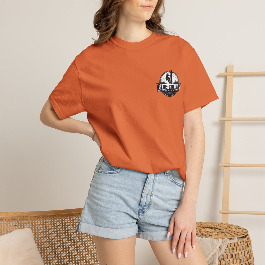 Blue-Collar Wear T-Shirt — Lineman Utility Work Tee