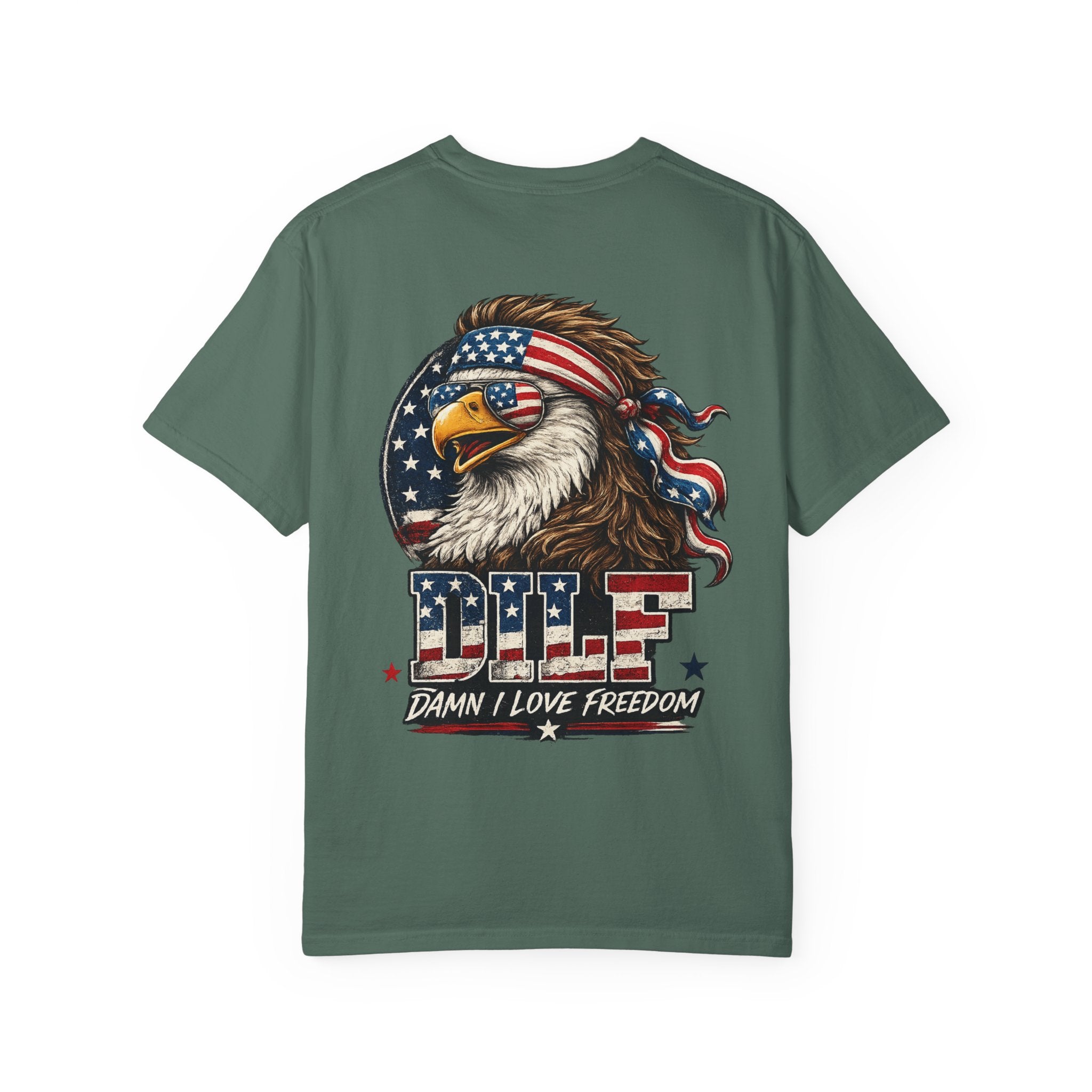 DILF Eagle T-Shirt — Patriotic "Damn I Love Freedom" Graphic Tee