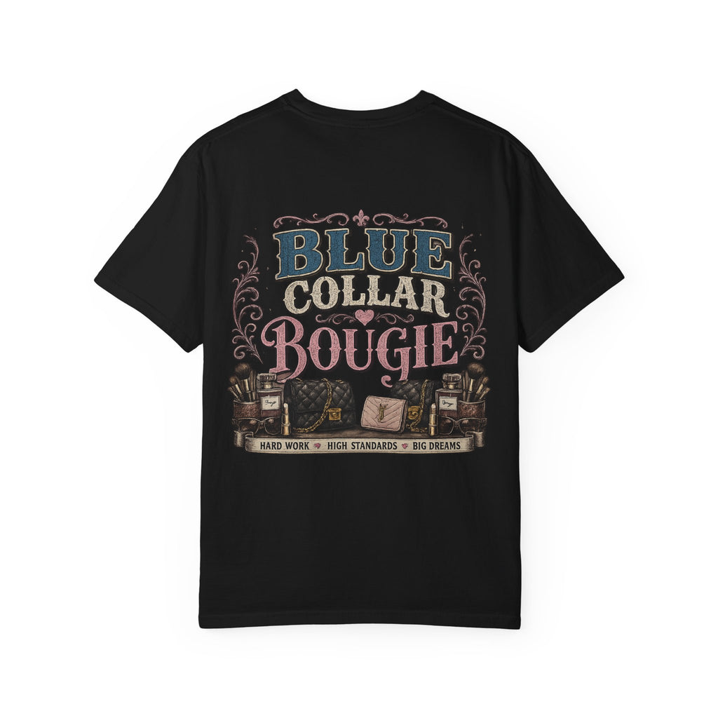 Blue Collar Bougie T-Shirt — Workwear Vintage Graphic Tee