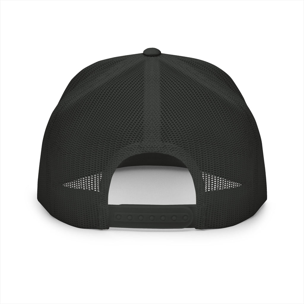 Blue Collar Workwear Trucker Cap — Lead On Team Vintage Construction Logo