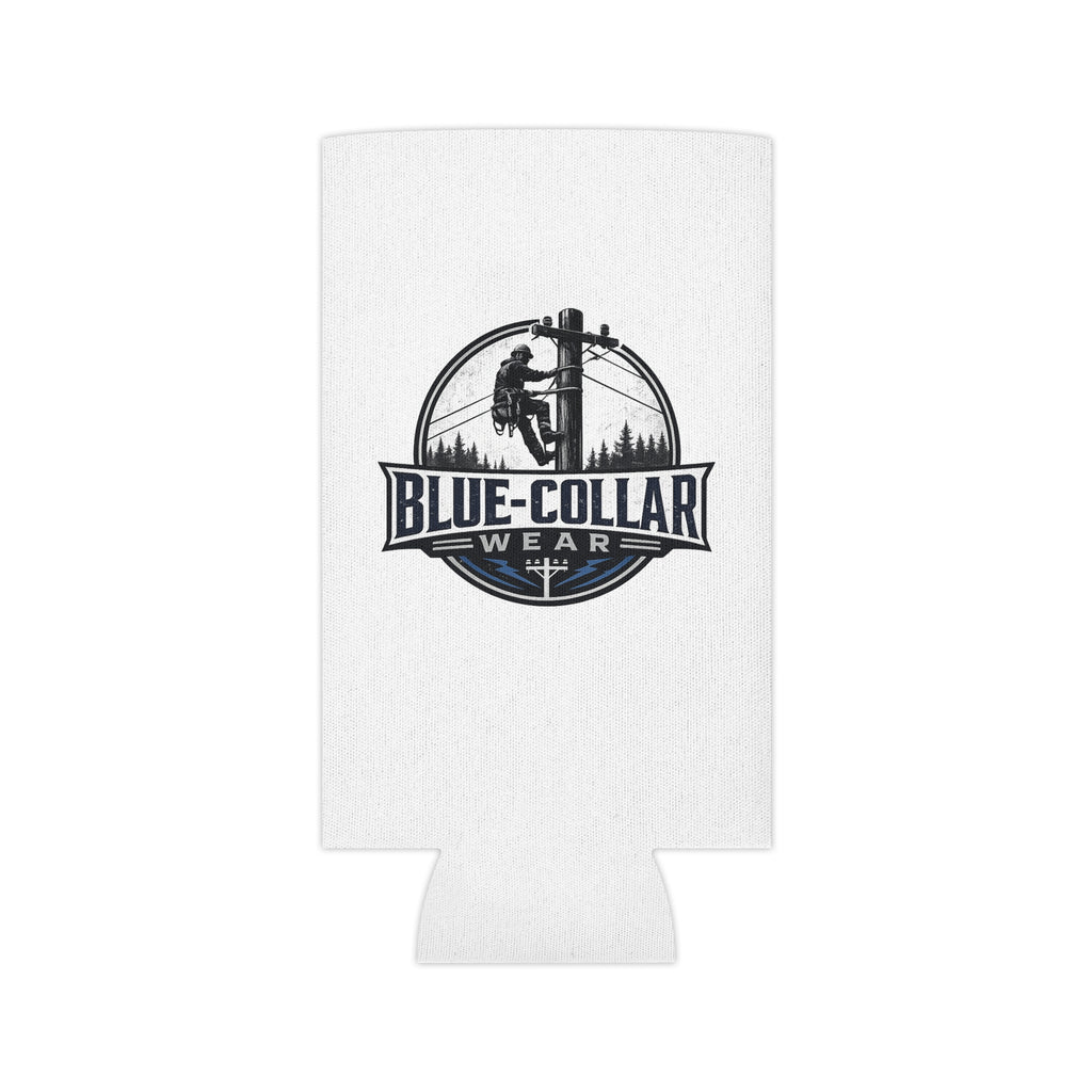 Blue-Collar Wear KOOZIE — Lineman Logo Beer Koozie