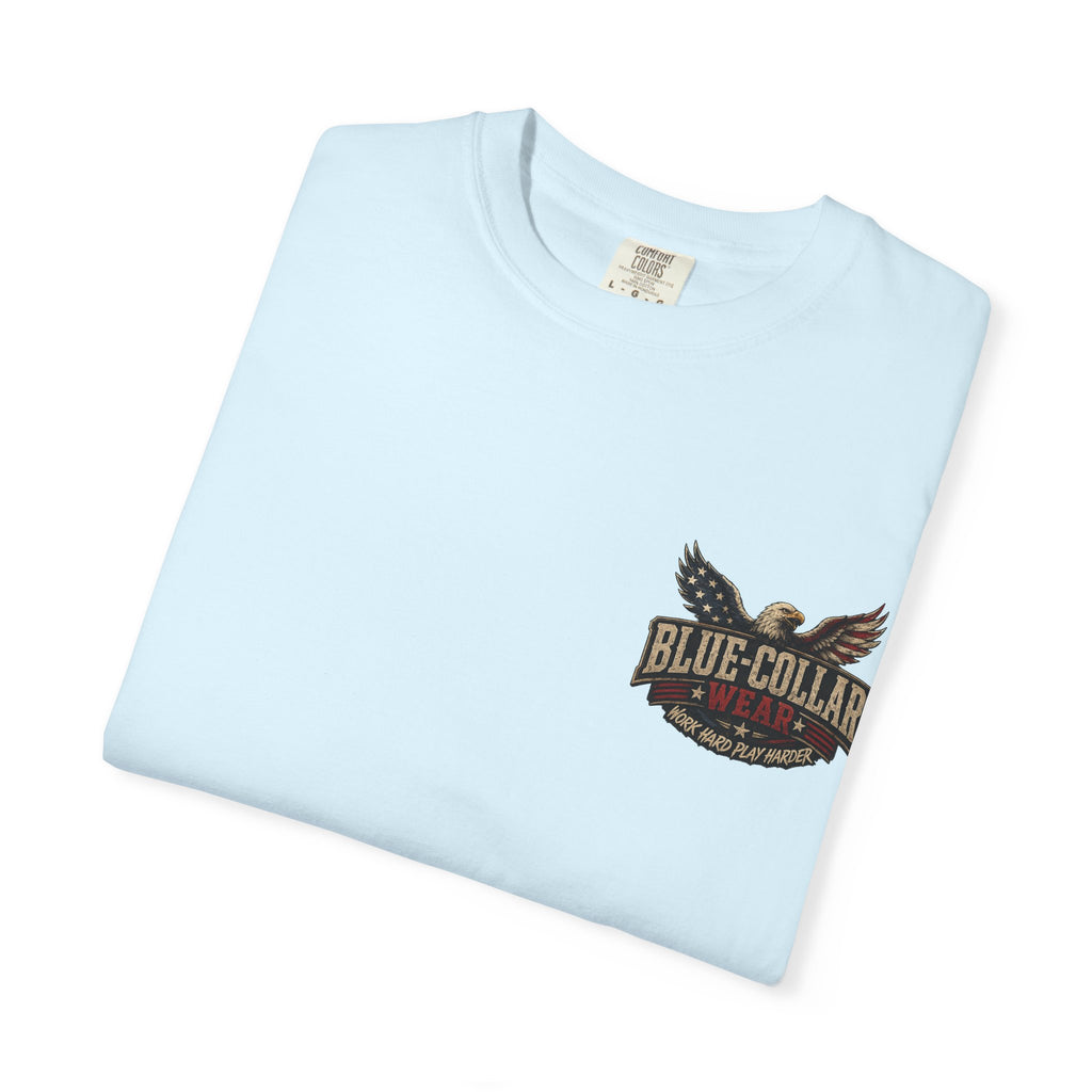 Patriotic 'America Land of the Free' T-Shirt — Eagle & Flag Graphic