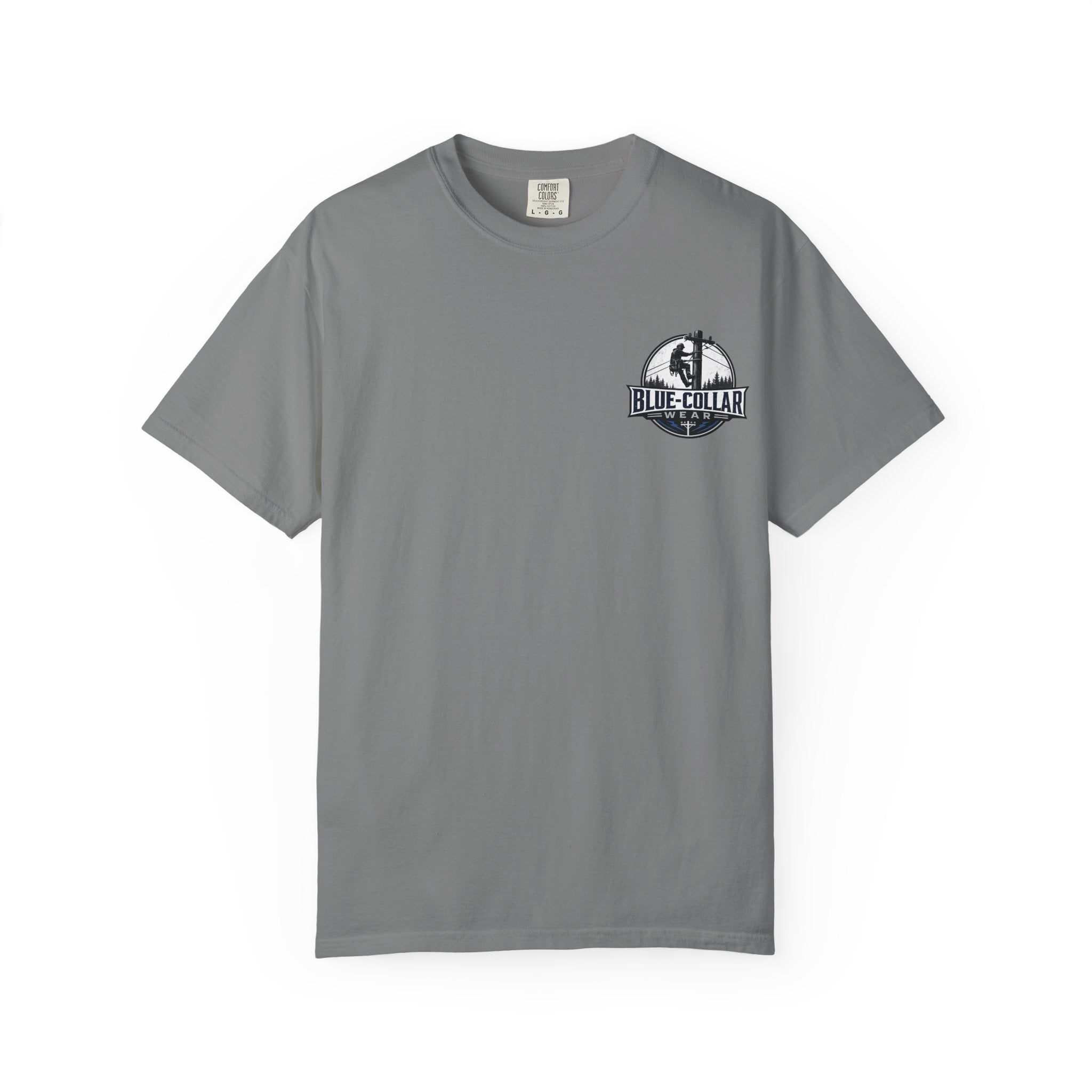 Blue-Collar Wear T-Shirt — Lineman Utility Work Tee