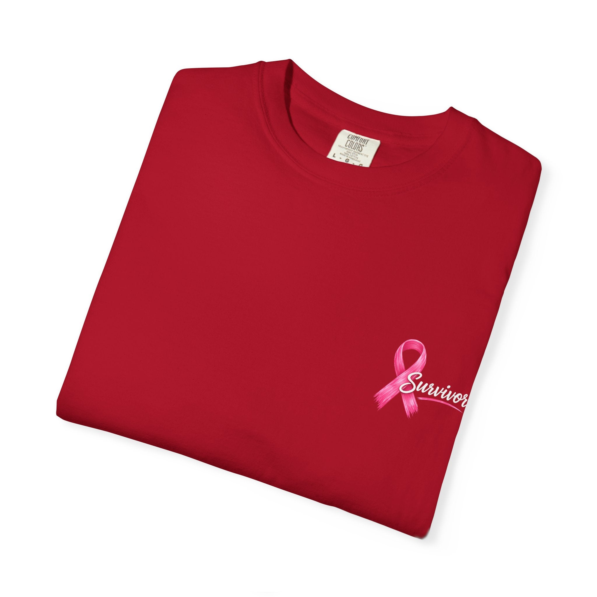 Breast Cancer Survivor T-Shirt — 'Survivor' Pink Ribbon Awareness Tee