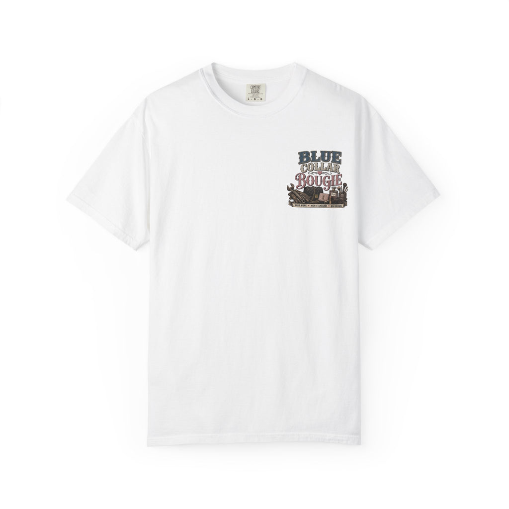 Blue Collar Bougie T-Shirt — Workwear Vintage Graphic Tee