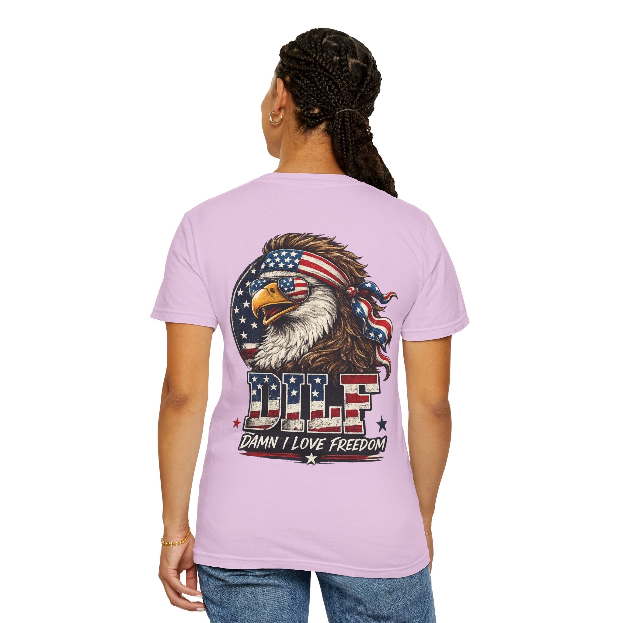 DILF Eagle T-Shirt — Patriotic "Damn I Love Freedom" Graphic Tee