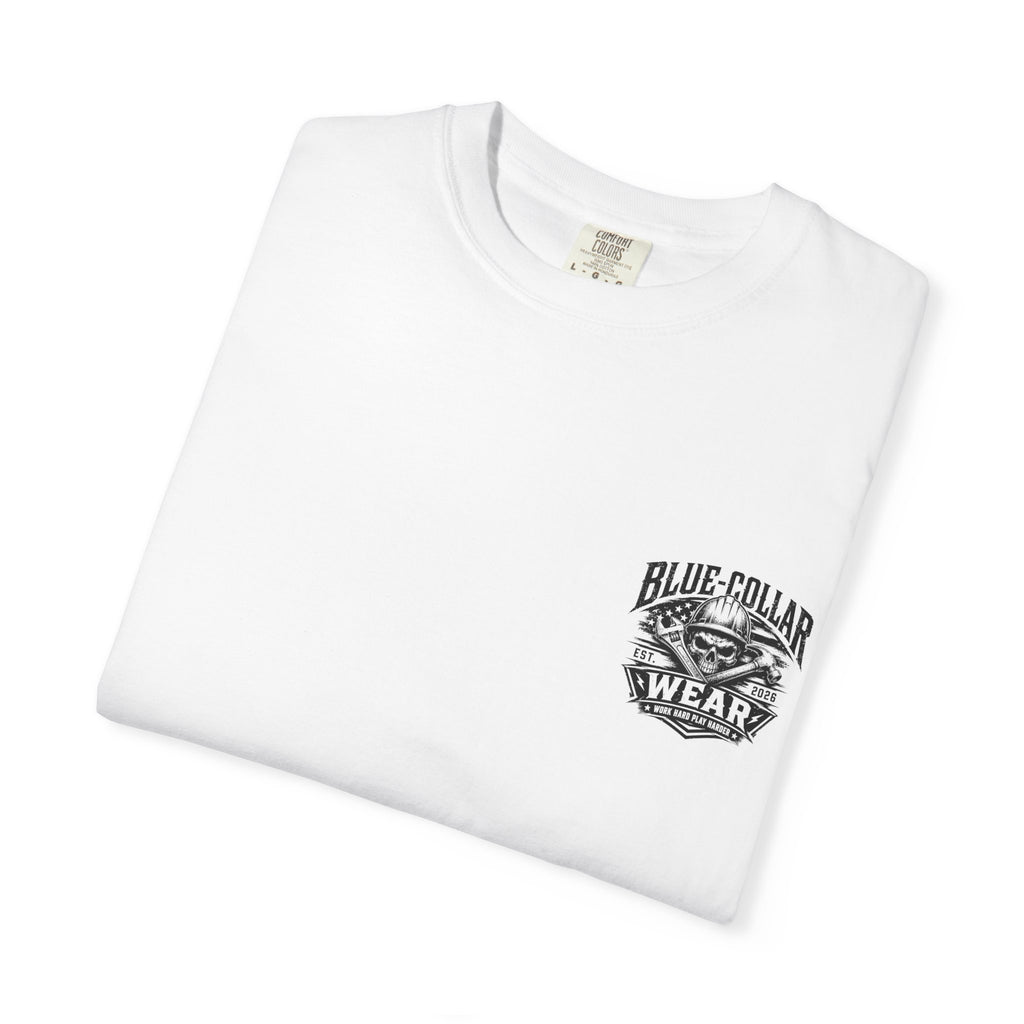 Oil Rig Illustration T-shirt | Fuck Fight Trip Pipe