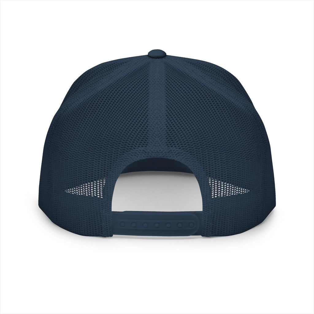 Blue-Collar Wear Trucker Cap — Vintage Mechanic Logo Snapback