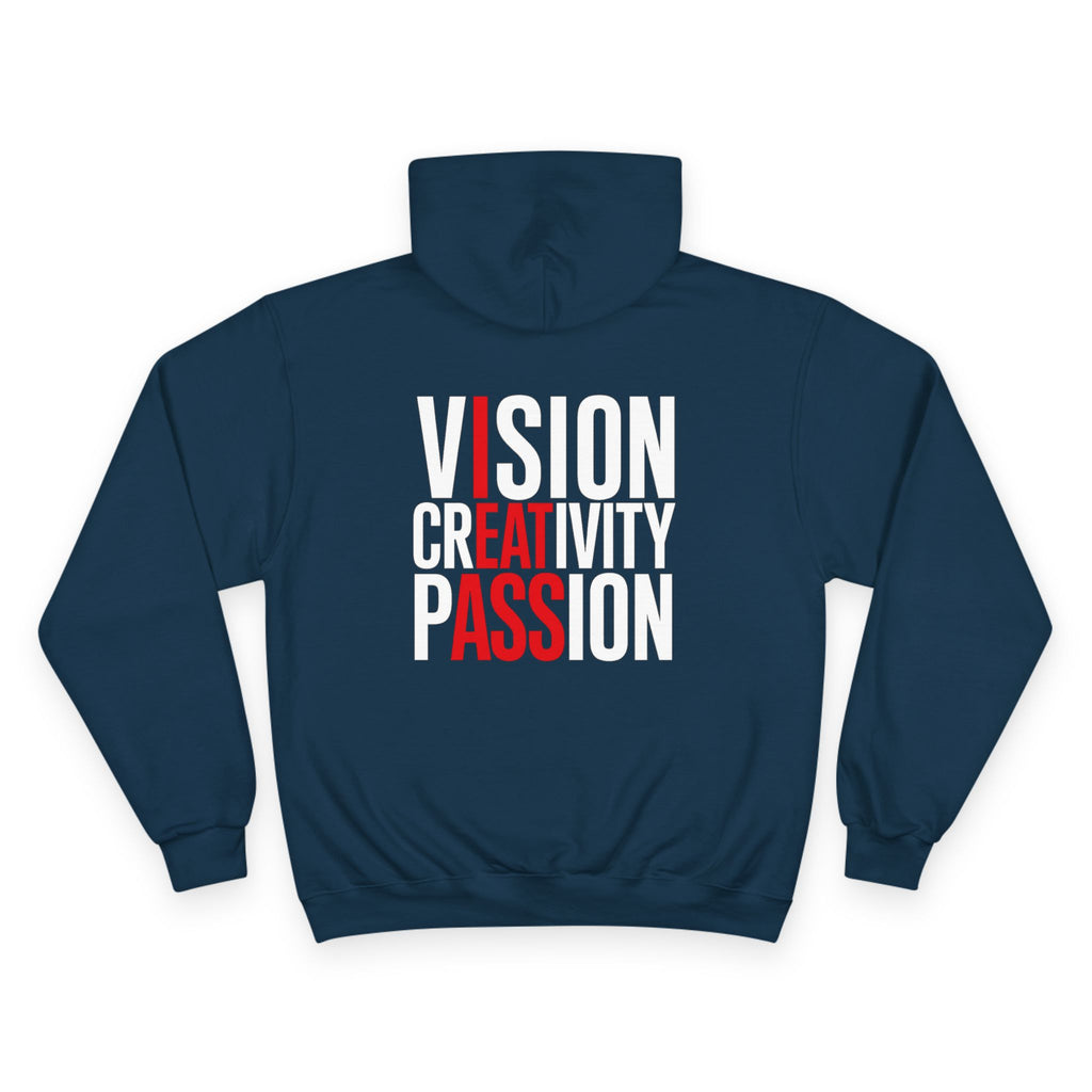 Vision Creativity Passion Hoodie – Motivational Champion Pullover
