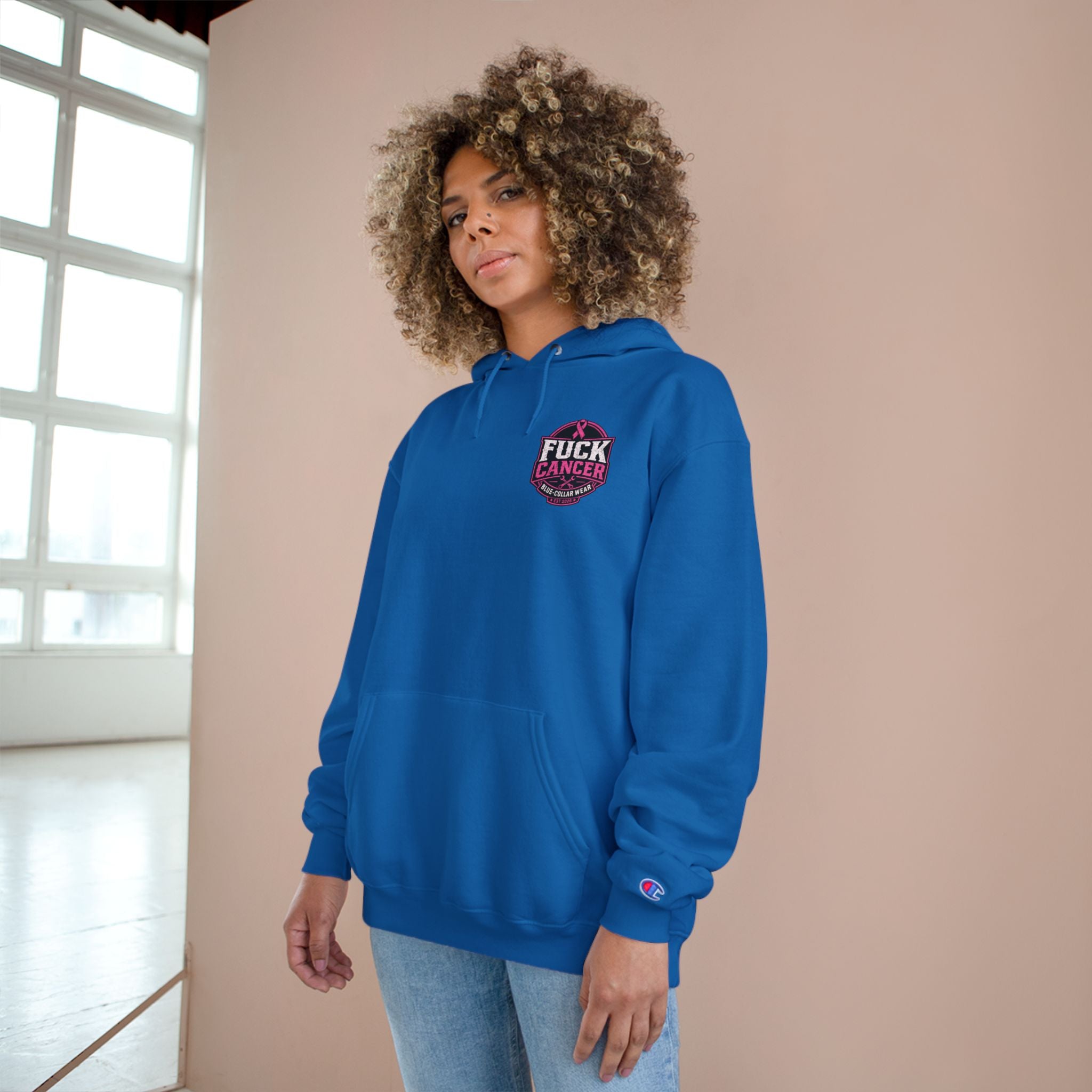 Fuck Cancer Hoodie — Pink Ribbon Awareness Champion Hoodie